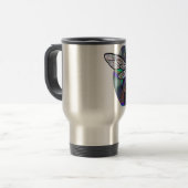 宝石を付けたハチ トラベルマグ (正面左)