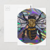 宝石を付けたハチ ポストカード (正面/裏面)