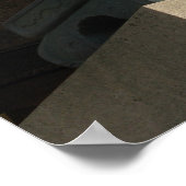 宝石を口に入れたキツネキツネ(キツネ) ポスター (角)