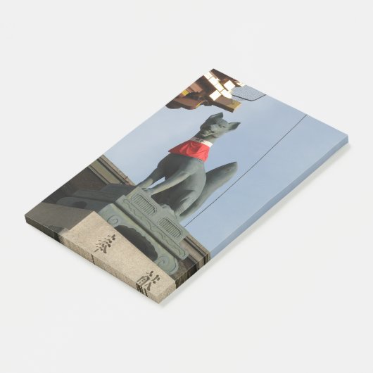 宝石を口に入れたキツネキツネ(キツネ) ポストイット (アングル)