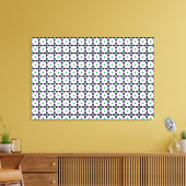 宝石アート、緑と紫 キャンバスプリント (インサイチュ (リビング))