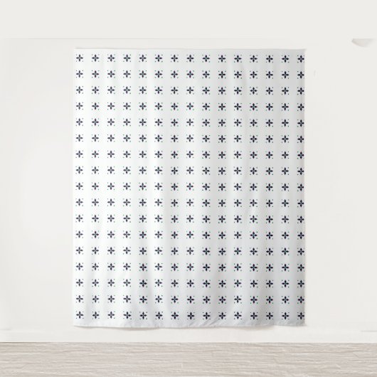 宝石アート、緑と紫 タペストリー (正面)