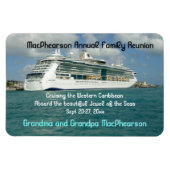 宝石イン鍵ウエストステートルームドアマーカー マグネット (横)