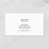 宝石エネルギー結晶ヒーラー 名刺 (裏面)