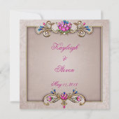 宝石エレガンス招待状 招待状 (裏面)