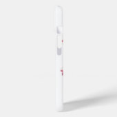 宝石エレガントバタフライiPhone 15ケースブルー Case-Mate iPhoneケース (裏面 / 左)