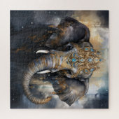 宝石エレファントジグソーパズル ジグソーパズル (横)