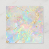 宝石オパール割引カード スクエア名刺 (裏面)