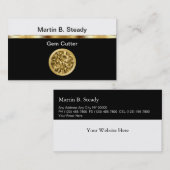 宝石カッターの名刺 名刺 (正面/裏面)