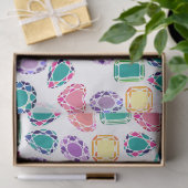 宝石カラフルティッシュペーパー 薄葉紙 (ギフト)