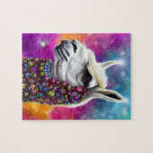 宝石カラフル入りラマ ジグソーパズル (横)