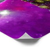 宝石カラフル入りラマ ポスター (角)