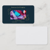 宝石クリスタルジュエリー 名刺 (正面/裏面)