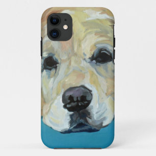 宝石ゴールデン・リトリーバーのiPhoneの箱 iPhone 11 ケース