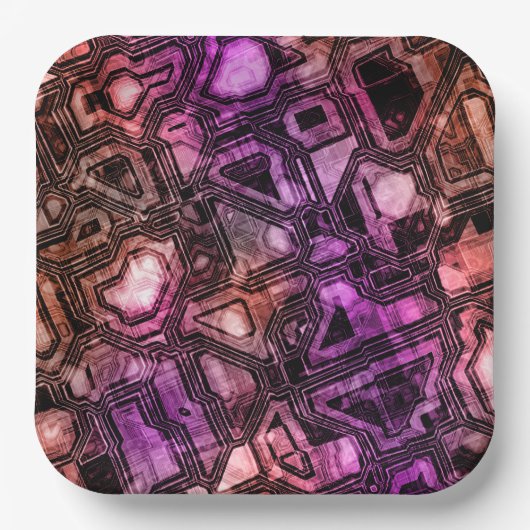 宝石サーキット – astro flare : ペーパープレート (正面)