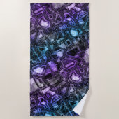 宝石サーキット – astro shadow : ビーチタオル (正面)