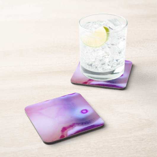 宝石シリーズ – アゲートインパープル3 コースター (右側)