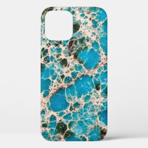 宝石シリーズ – 詳細ターコイズモザイクケース – M iPhone 12ケース