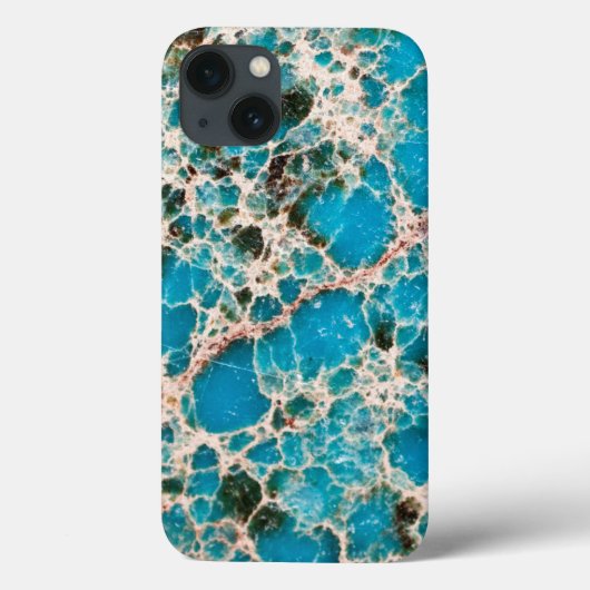 宝石シリーズ – 詳細ターコイズモザイク Case-Mate iPhoneケース (裏面)