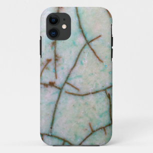 宝石シリーズ – 軽いターコイズひび割れたケース – マット iPhone 11 ケース