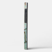 宝石シリーズ – 軽いターコイズ割れ Case-Mate iPhoneケース (裏面 / 左)