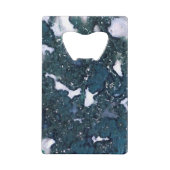 宝石シリーズ – 黒の中の石英 クレジットカード栓抜き (裏面)