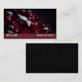 宝石ジェムストーンレッドルビー 名刺 (正面/裏面)