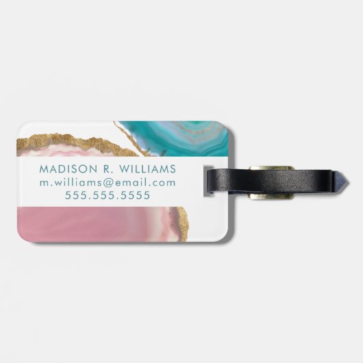 宝石ストーンズI ラゲッジタグ (裏面横)