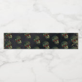 宝石スパイダースカル&バラグラムゴシックパーティー ペットボトルラベル (シングルラベル)