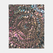 宝石スパイラル フリースブランケット (正面)