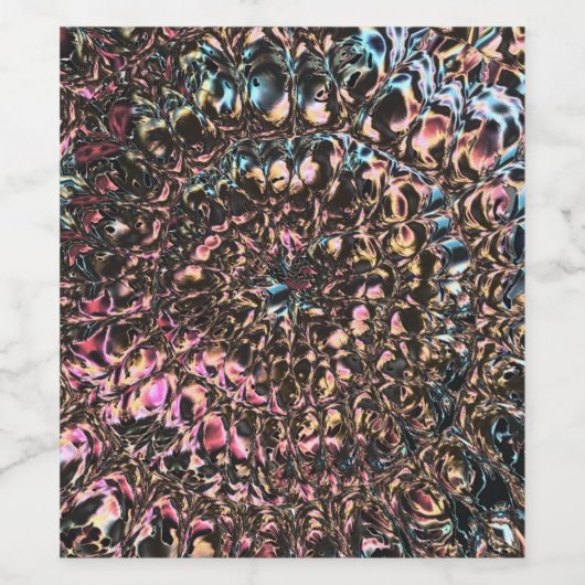 宝石スパイラル ワインラベル (シングルラベル)