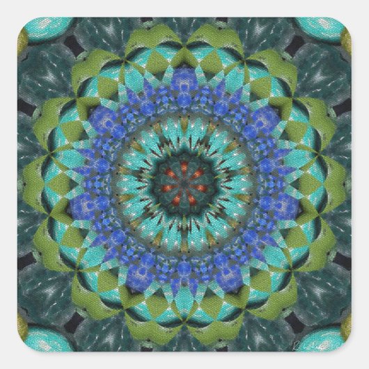 宝石タイル スクエアシール (正面)