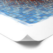 宝石タイル(0001) ポスター (角)