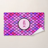 宝石ダイヤモンドパーソナライズされた バスタオルセット (ハンドタオル)