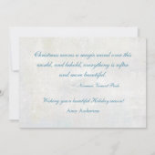 宝石ティール（緑がかった色）とシルバー シーズンカード (裏面)