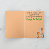 宝石デイジー#2 (誕生日カード) カード (内部)