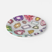 宝石デザイン紙プレート ペーパープレート (アングル)