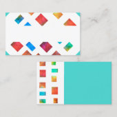 宝石トーモダンンのビジネスカスタムカードテンプレート 名刺 (正面/裏面)