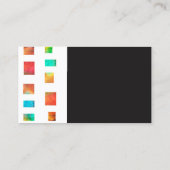 宝石トーモダンンのビジネスカスタムカードテンプレート 名刺 (裏面)