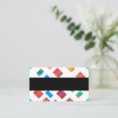 宝石トーモダンンのビジネスカスタムカードテンプレート 名刺 (スタンド正面)