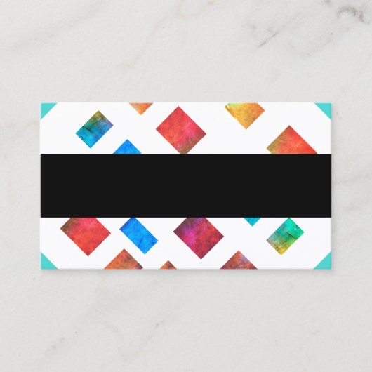 宝石トーモダンンのビジネスカスタムカードテンプレート 名刺 (正面)