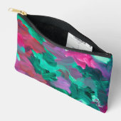 宝石トーンのSPWWTouchプリントカットソーバッグ アクセサリーポーチ (見開き)