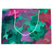 宝石トーンのSPWWTouch ラージペーパーバッグ (正面)