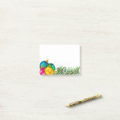 宝石トーンクリスマスオーナメント松の枝 ポストイット (デスク上)