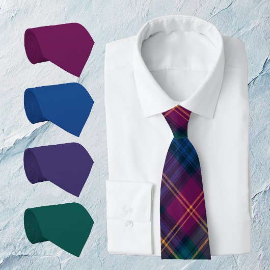 宝石トーンワイン ネクタイ