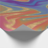 宝石トーン大理石効果ギフトラップ ラッピングペーパー (角)