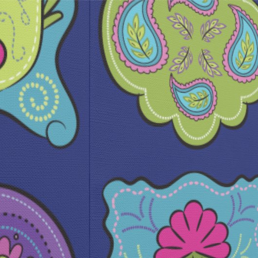 宝石トーン手描きボホお洒落フレーム 壁紙 (縫い目)