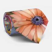 宝石トーン水色フローラ植物非バイナリ ネクタイ (ロール)