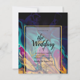 宝石トーン結婚ズインクプラムパープルティール（緑がかった色）ネイビー金ゴールド