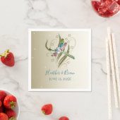 宝石ドラゴンフライ結婚ズ紙ナプキンス スタンダードカクテルナプキン (インサイチュ)